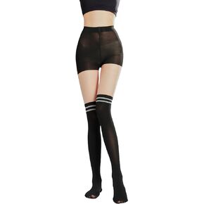 Sahabowi Women Sheer Tights, High Waist Pantyhose, Vintage Control Top Stockings(Patterns Colourful), Pantyhose5