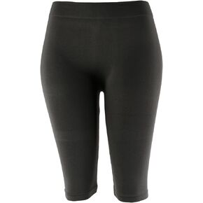 MOPAS Womens Basic Solid Biker Knee Length Shorts Spandex Yoga Leggings
