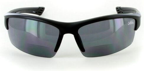 Aloha Eyewear"Stone Creek MX1 Men's Wrap-Around Bifocal Reading Sports Sunglasses (Black Diamond +1.50) in Saudi Arabia
