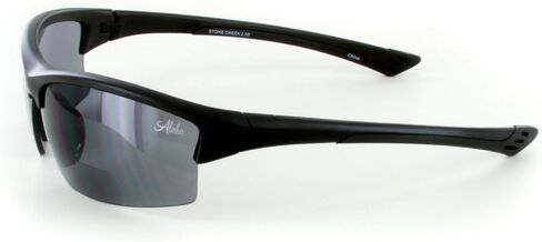 Aloha Eyewear"Stone Creek MX1 Men's Wrap-Around Bifocal Reading Sports Sunglasses (Black Diamond +1.50) in Saudi Arabia