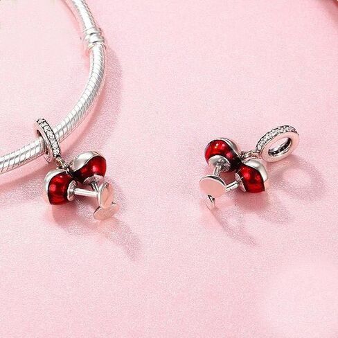 حلية كأس النبيذ من الفضة الاسترليني عيار 925 من الخرز الساحر للاساور والقلادات in Kuwait