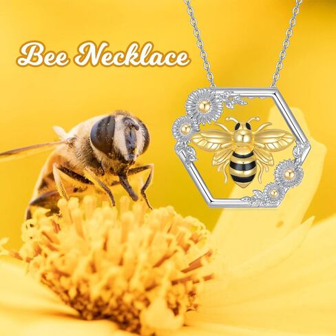 925 Sterling Silver Cute Animal Necklace Heart Sloth/Koala/Bee Pendant for Girls Jewelry Gift for Animal Lovers in Saudi Arabia