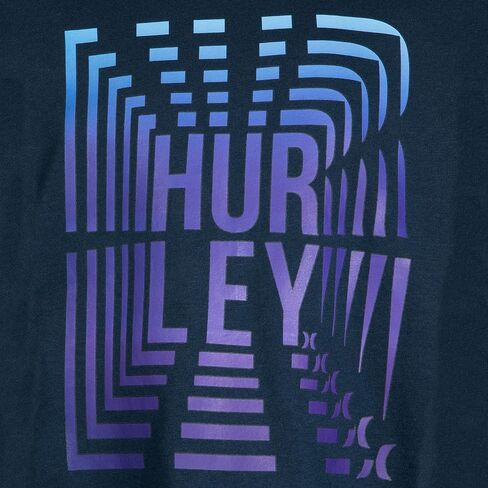 Hurley Boys' Long Sleeve Graphic T-Shirt, Armory Navy, 6 in Saudi Arabia