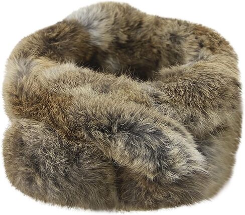 Women Faux Fur Collar Scarf Winter Neck Gaiter Plush Neck Wrap Warmer Cozy Warm Neckerchief in Saudi Arabia
