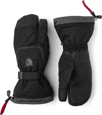 Hestra Alpine Gauntlet SR 3-Finger Glove, Waterproof Leather Glove for Skiing & Snowboarding in Saudi Arabia