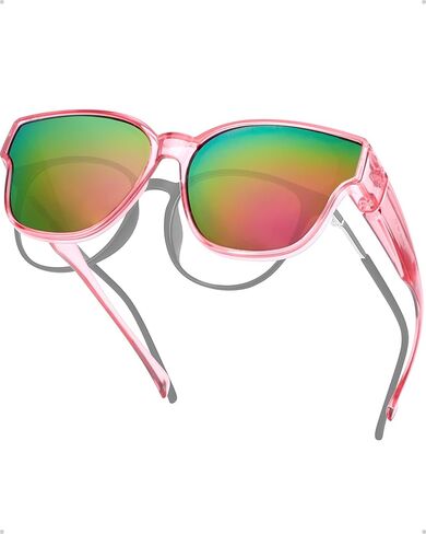 نظارات شمسية مستقطبة من LVIOE للنساء والرجال لارتدائها فوق النظارات الطبية للحماية من الأشعة فوق البنفسجية 400 LS8001 in Kuwait