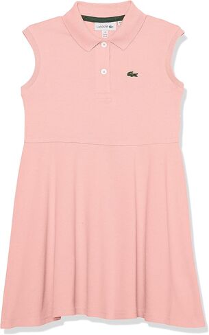 Lacoste Girl's Sleeveless Polo Dress with Skirt Pleating in Saudi Arabia