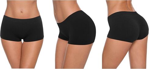 Uizuooy سراويل داخلية قطنية بدون خياطة ملابس داخلية مضادة للتهيج سراويل قصيرة قصيرة للنساء in Kuwait