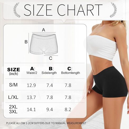 Uizuooy سراويل داخلية قطنية بدون خياطة ملابس داخلية مضادة للتهيج سراويل قصيرة قصيرة للنساء in Kuwait