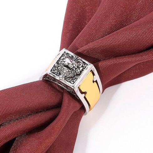 Men's Lion Ring Punk Domineering Lion Animal Ring Gothic Roaring Lion Head Ring with Mini Hidden Storage Box Jewelry Gift for Men Boys in Saudi Arabia