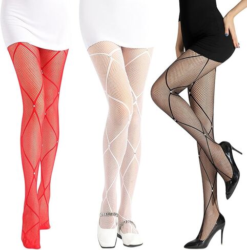 Fishnet Stockings High Waist Tights Fishnets Thigh Sexy High Pantyhose for Women and Girls in Saudi Arabia