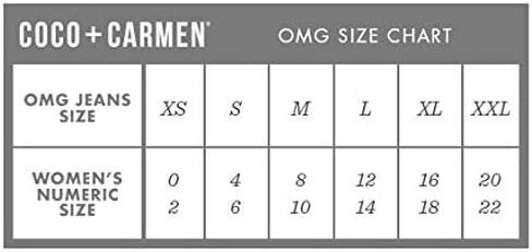 | OMG بنطال جينز ضيق عند الكاحل | جينز مثالي سهل الارتداء لكل أنواع الجسم | 1827003 in Kuwait