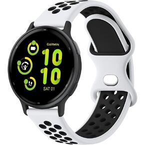 ميليا لـ Garmin Vivoactive 5 / Vivoactive 3 Watch Band، Garmin Venu 2 Plus / Venu Sq / Venu Watch Bands Women Men، حزام بديل رياضي من السيليكون الناعم لـ Garmin Vivoactive 5، Vivoactive 3 Music، Venu 2 Plus، Venu Sq، Venu، Vivomove Sport ، رائد in Kuwait