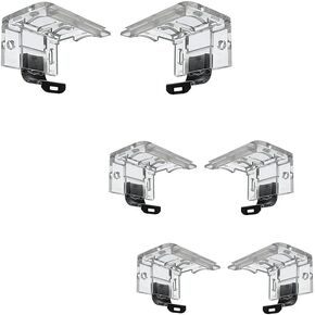 6PCS Blinds Replacement Parts Window Blinds Mounting Brackets Valance Clips Vertical Blind Clips Replacement