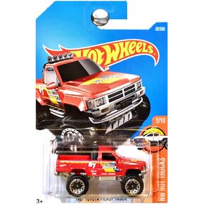 Hot Wheels 2017 HW Hot Trucks 1987 Toyota Pickup Truck 82/365, Red