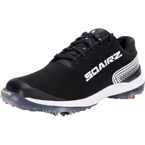 SQAIRZ Bold Men's Athletic Golf Shoes, NEW Golf Shoes, Designed for Balance & Performance, Replaceable Spikes, Waterproof, Golf Shoes Men with Spikes, Mens Golf Shoes, Golf Footwear