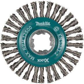 Makita D-72659 X-Lock 4-1/2" Carbon Steel Stringer Bead Twist Wire Wheel in Saudi Arabia