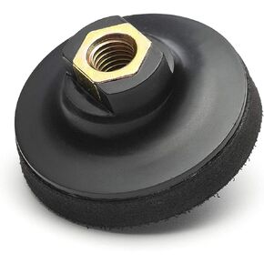 Glass Polish 12606 Backing Pad for Rotary Polishing Machines - Thread Size 5/8"-11 | Ø 3 inch