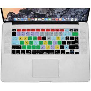 XSKN Ableton Live Shortcuts Silicone Keyboard Cover Skins are Compatible with MacBook Air 13, Pro 13, 15, 17 and Wireless Keyboard (US & EU Versions)