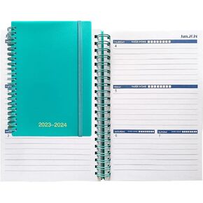 Cheneyboo 2025 Planner - January 2025- June 2026 Yearly Planner, Monthly Weekly Daily Planner 2025-2026, 18 Month Planner, 5.2"x7.5", Black