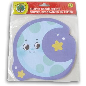 36 ورقة ورقية مقصوصة على شكل قمر - مصنوعات يدوية على شكل هلال أو لوحة إعلانات لديكور الفصل الدراسي in Kuwait