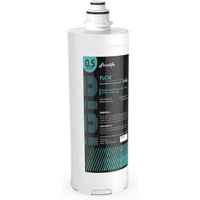 طقم مبيت بديل Frizzlife SW10-HF مع خرطوشة فلتر PLC10 بالداخل - لأنظمة تصفية المياه SW10 وSW10F تحت الحوض