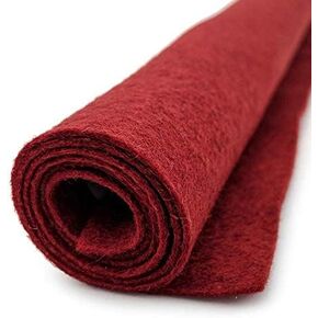 Rustic Crimson Red - Wool Felt Oversized Red Felt Sheet - 35% Wool Blend - DIY, Sewing, and Crafts - National Nonwovens - Made in The USA - 1 12x18 inch Sheet