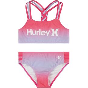 Hurley Girl's Two-Piece Bikini Swim Set (Big Kids)