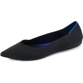 Rothy's The Point Women's Slip-On Shoes, Pointed-Toe Flats, Made from Recycled Plastic Bottles & Machine Washable