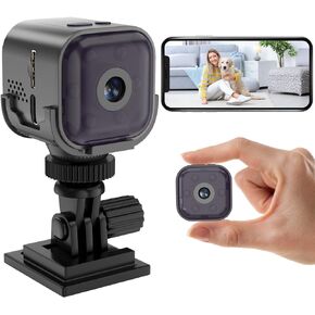 Spy Camera Hidden Camera, Mini Spy Camera Hidden Camera, 1080P Wireless 360° WiFi Wireless Camera, AI Motion Detection Alerts, Mini Security Nanny Camera with Clear Night Vision for Indoor/Home