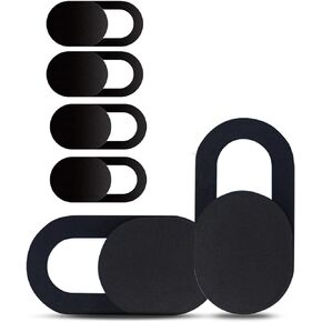 منزلق غطاء كاميرا الكمبيوتر المحمول، [6 عبوات] غطاء كاميرا الويب، غطاء كاميرا رفيع للغاية لجهاز Macbook Pro، iMac، PC، iPad، iPhone 8/7/6 Plus، الهاتف الخلوي والمزيد من الملحقات - حماية خصوصيتك in Kuwait