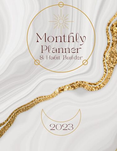 Gold Monthly Planner & Habit Builder in Saudi Arabia