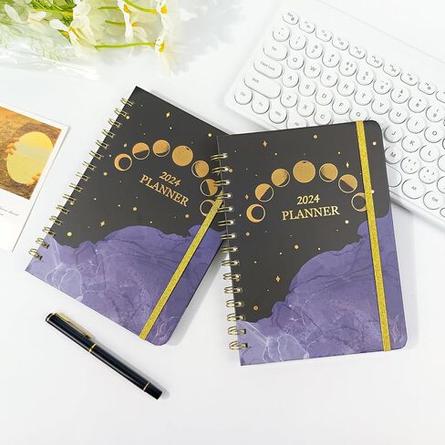2024 Monthly Planner, Daily and Weekly Planner with Calendar, Appointment Book Student Planner 2024 in Saudi Arabia