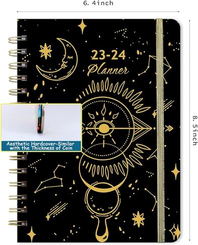 2024 Monthly Planner, Daily and Weekly Planner with Calendar, Appointment Book Student Planner 2024 in Saudi Arabia