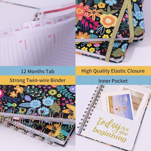 2024 Monthly Planner, Daily and Weekly Planner with Calendar, Appointment Book Student Planner 2024 in Saudi Arabia