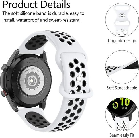 ميليا لـ Garmin Vivoactive 5 / Vivoactive 3 Watch Band، Garmin Venu 2 Plus / Venu Sq / Venu Watch Bands Women Men، حزام بديل رياضي من السيليكون الناعم لـ Garmin Vivoactive 5، Vivoactive 3 Music، Venu 2 Plus، Venu Sq، Venu، Vivomove Sport ، رائد in Kuwait