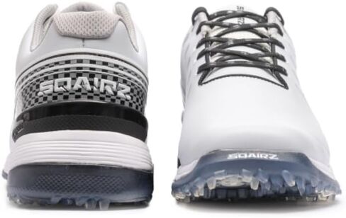 SQAIRZ Bold Men's Athletic Golf Shoes, NEW Golf Shoes, Designed for Balance & Performance, Replaceable Spikes, Waterproof, Golf Shoes Men with Spikes, Mens Golf Shoes, Golf Footwear in Saudi Arabia