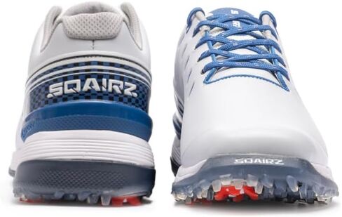 SQAIRZ Bold Men's Athletic Golf Shoes, NEW Golf Shoes, Designed for Balance & Performance, Replaceable Spikes, Waterproof, Golf Shoes Men with Spikes, Mens Golf Shoes, Golf Footwear in Saudi Arabia