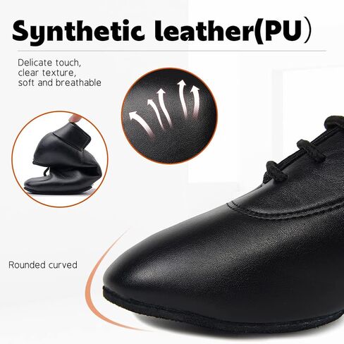 أحذية الرقص اللاتينية الاحترافية للأولاد برباط أحذية قاعة الرقص للرجال أحذية رقص التانغو الفالس السالسا الحديثة لأداء الرقص، موديل 518 in Kuwait