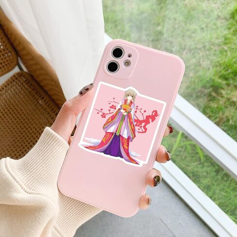 50 حزمة ملصقات أنيمي فتاة الكرتون الفينيل الشارات للبالغين زجاجة مياه كمبيوتر محمول لوح التزلج دراجة نارية سيارة دراجة الأمتعة عربة الديكور in Kuwait