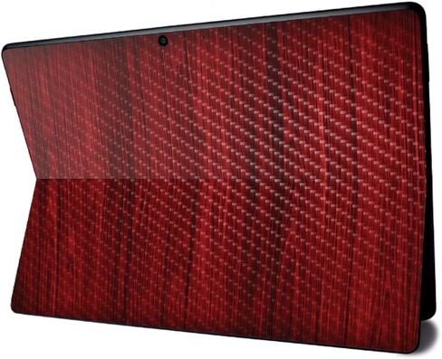 غلاف MightySkins من ألياف الكربون لجهاز Microsoft Surface Pro X - خشب منحوت | لمسة نهائية من ألياف الكربون المزخرفة | سهل التطبيق والإزالة وتغيير الأنماط | صنع في الولايات المتحدة الأمريكية in Kuwait