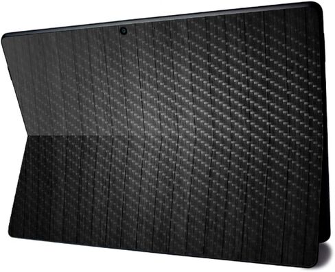 غلاف MightySkins من ألياف الكربون لجهاز Microsoft Surface Pro X - خشب منحوت | لمسة نهائية من ألياف الكربون المزخرفة | سهل التطبيق والإزالة وتغيير الأنماط | صنع في الولايات المتحدة الأمريكية in Kuwait
