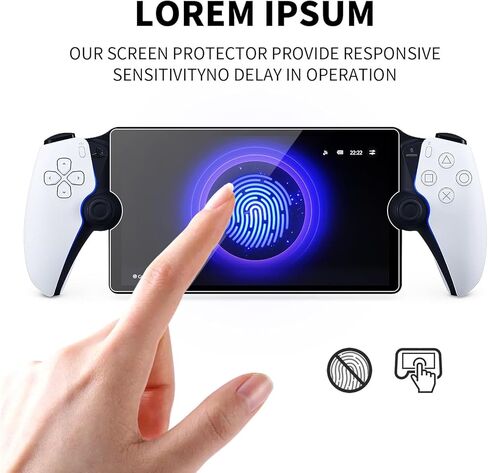 3 واقيات شاشة متوافقة مع Play Station PS Portal، واقي شاشة من الزجاج المقوى مضاد للفقاعات ومضاد للخدش، واقي شاشة من الزجاج المقوى شديد الوضوح 9H لمشغل PS Portal عن بعد in Kuwait