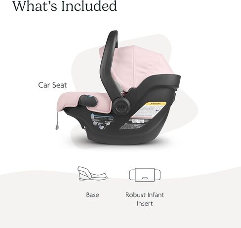 UPPAbaby Mesa V2 Infant Car Seat/Easy Installation/Innovative SmartSecure Technology/Base + Robust Infant Insert Included/Direct Stroller Attachment/Greyson (Charcoal Mélange/Merino Wool) in Saudi Arabia
