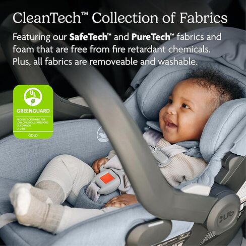 UPPAbaby Mesa V2 Infant Car Seat/Easy Installation/Innovative SmartSecure Technology/Base + Robust Infant Insert Included/Direct Stroller Attachment/Greyson (Charcoal Mélange/Merino Wool) in Saudi Arabia