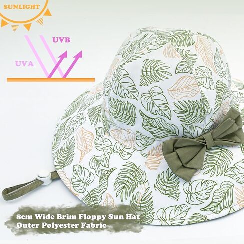 Bows Baby Girl Sun Hat Toddler Summer Bucket Hats for Kids Sun Protection Cap Girls Beach Hat Swim Pool in Kuwait
