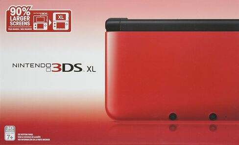 نينتندو 3DS XL - أحمر/أسود (متجدد) in Saudi Arabia