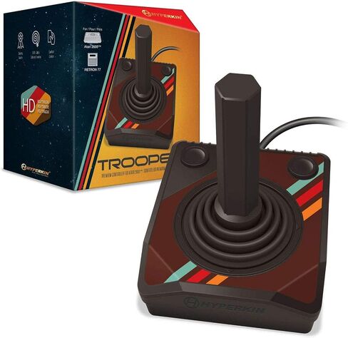 وحدة تحكم الألعاب Hyperkin Retron 77 Atari 2600 HD مع 2x وحدات تحكم Atari 2600 Premium + 2x Gamepad مع حزمة أدوات التحكم بقرص مجداف in Saudi Arabia