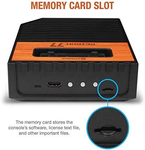 وحدة تحكم الألعاب Hyperkin Retron 77 Atari 2600 HD مع 2x وحدات تحكم Atari 2600 Premium + 2x Gamepad مع حزمة أدوات التحكم بقرص مجداف in Saudi Arabia