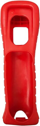 2 x Silicone Skin Case Cover with Wrist Strap for Wii Remote Controller (Red+Blue) in Saudi Arabia